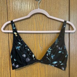 Floral bikini top